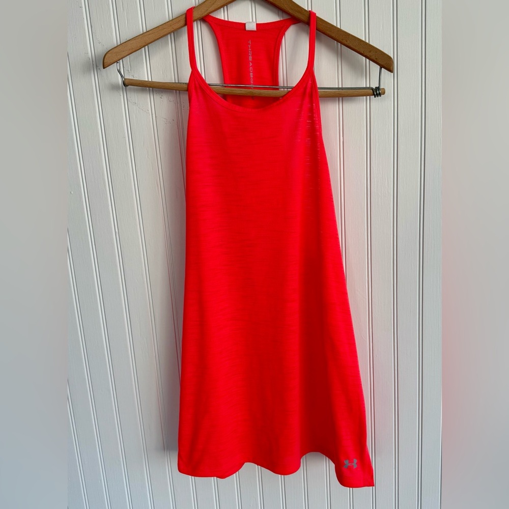 Under Armour Red Athletic Tank Top Medium